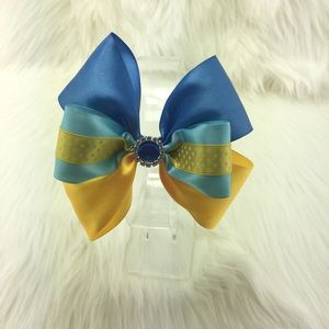 DISNEY PRINCESS HAIRBOW WITH BUCKLE RHINESTONE ALLIGATOR HAIRCLIP